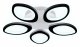 Потолочная светодиодная люстра Ambrella light Original FA4492. 