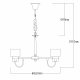 Подвесная люстра MW-Light Элла 483014906. 