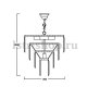 Подвесная люстра Zumaline Amedeo 17106/4+1-CHR. 