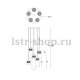 Подвесной светильник Zumaline Gem P0389-05D-F4AC. 