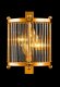 Настенный светильник Crystal Lux Tadeo AP2 Gold/Transparente. 