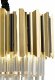 Подвесная люстра Natali Kovaltseva Delta Ii DELTA II 81449/5C GOLD. 