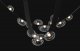 Подвесной светодный светильник Crystal Lux Bosque SP7 L3000 Black/Transparent. 