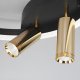 Накладной светильник Eurosvet Luminari 90247/3 черный/золото Smart. 