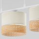 Подвесная люстра TK Lighting 6694 Paglia. 