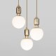 Подвесной светильник Eurosvet Bubble 50151/3 золото. 