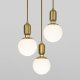 Подвесной светильник Eurosvet Bubble 50151/3 латунь. 