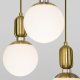 Подвесной светильник Eurosvet Bubble 50151/3 латунь. 