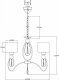 Подвесная люстра Moderli Dark V2584-3P. 