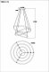 Подвесной светодиодный светильник Moderli Lama V2915-PL. 