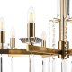 Подвесная люстра Crystal Lux Marron SP8 Brass. 