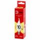 Лампа светодиодная ЭРА E14 10W 2700K матовая LED BXS-10W-827-E14 R Б0051854. 