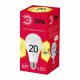 Лампа светодиодная ЭРА E27 20W 2700K матовая LED A65-20W-827-E27 R Б0050687. 