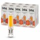 Лампа светодиодная ЭРА G9 3,5W 2700K прозрачная LED JCD-3,5W-GL-827-G9 Б0049083. 