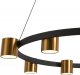 Подвесная люстра Natali Kovaltseva Loft Led LED LAMPS 81129/7C BRASS BLACK. 