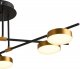Потолочная люстра Natali Kovaltseva Loft Led LED LAMPS 81101/6C GOLD BLACK. 
