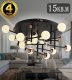 Потолочная люстра Natali Kovaltseva Loft Led LED LAMPS 81344 GOLD BLACK. 