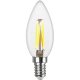Лампа светодиодная филаментная REV С37 E14 5W 2700K DECO Premium теплый свет свеча 32359 4. 