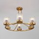 Потолочная люстра Eurosvet Calle 60127/6 латунь. 