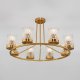 Потолочная люстра Eurosvet Calle 60127/8 латунь. 