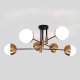 Потолочная люстра Eurosvet Nuvola 70129/6 латунь. 