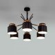 Потолочная люстра Eurosvet Batler 70133/6 черный. 