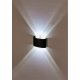 Настенный светодиодный светильник IMEX Cross IL.0014.0001-4 BK. 