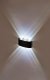 Настенный светодиодный светильник IMEX Cross IL.0014.0001-6 BK. 