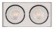 Потолочный светодиодный светильник Arlight SP-Cubus-S100x200-2x11W Warm3000 023084(2). 