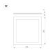 Встраиваемая светодиодная панель Arlight DL-Intenso-S300x300-18W White6000 036228. 