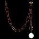 Подвесной светильник Loft IT Chain 10128C Red. 