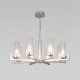Подвесная люстра Eurosvet Arganie 60133/8 серебро. 