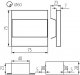 Подсветка лестницы Kanlux TERRA LED AC-CW 23807. 