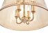 Подвесная люстра Lumina Deco Helmetti LDP 6821-4 GD. 