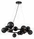 Подвесная люстра Indigo Molecola 11018/14P Black. 