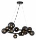 Подвесная люстра Indigo Molecola 11018/14P Black. 