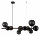 Подвесная люстра Indigo Molecola 11018/10P Black. 