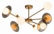 Люстра на штанге Indigo Jazz 11020/8C Brass. 