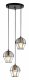 Подвесной светильник Indigo Pallo 10011/3P Black. 