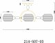 Потолочная люстра Velante 214-507-03. 