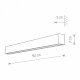Настенный светильник Nowodvorski Straight Wall Led M 7561. 