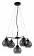 Подвесная люстра Indigo Grappoli 11029/5P Black. 