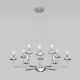 Подвесная люстра Eurosvet Cariso 60150/10 хром. 