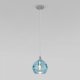 Подвесной светильник Eurosvet Lotus 50221/1 голубой. 