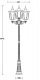 Наземный фонарь Oasis_Light ALBORG L 79709LB Bl. 