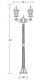 Наземный фонарь Oasis_Light ASTORIA 2M 91408MA Gb ромб. 