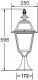 Наземный фонарь Oasis_Light FARO-FROST L 91104fL Bl. 