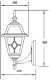 Настенный фонарь уличный Oasis_Light FARO lead GLASS 91101/04 lgG Bl. 
