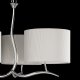 Подвесная люстра Mantra Eve Chrome - Cream Shade 1131. 
