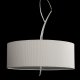 Подвесной светильник Mantra Eve Chrome - Cream Shade 1133. 